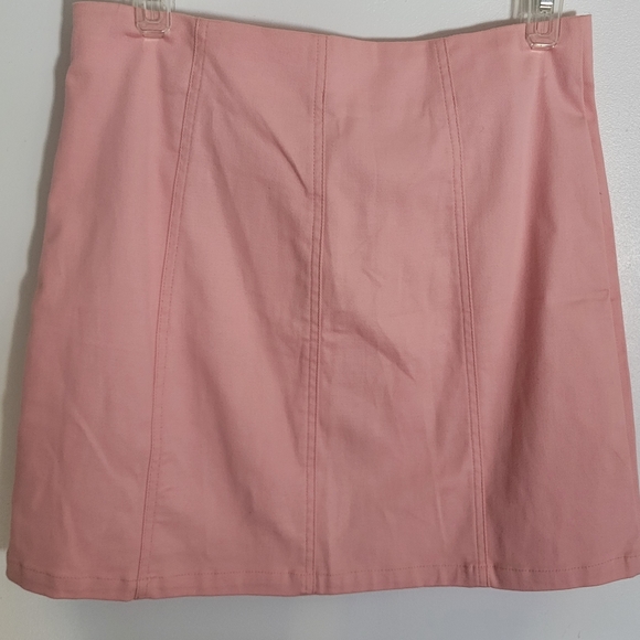 AL YA by Francesca's Rhea Medium light pink mini skirt - Picture 4 of 9